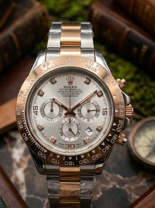 Two-Tone Rolex Daytona with White Dial