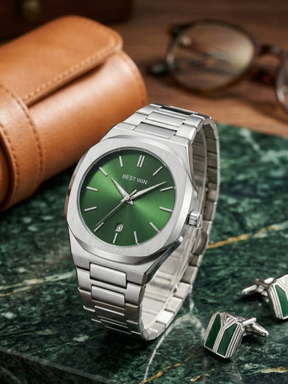 The Best Win Emerald Steel Sports Watch