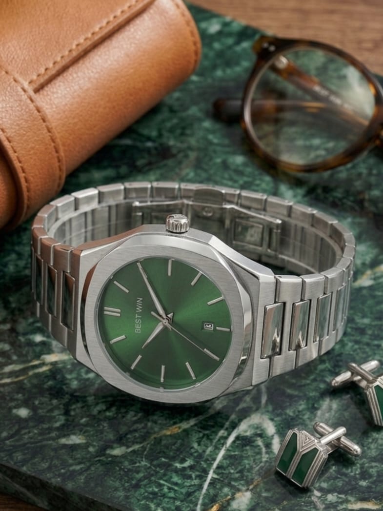 The Best Win Emerald Steel Sports Watch