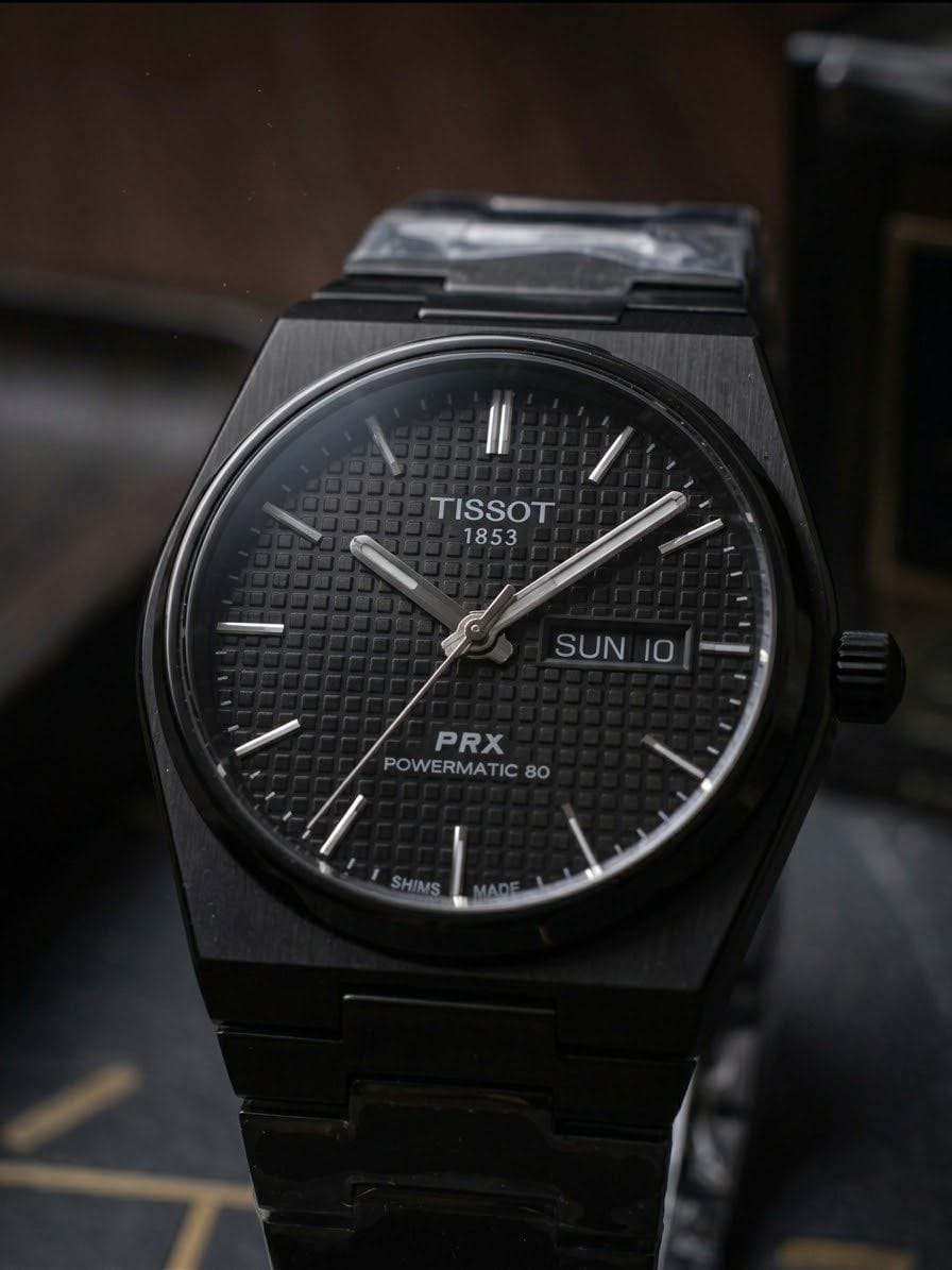 The Tissot PRX Powermatic 80 All-Black Edition