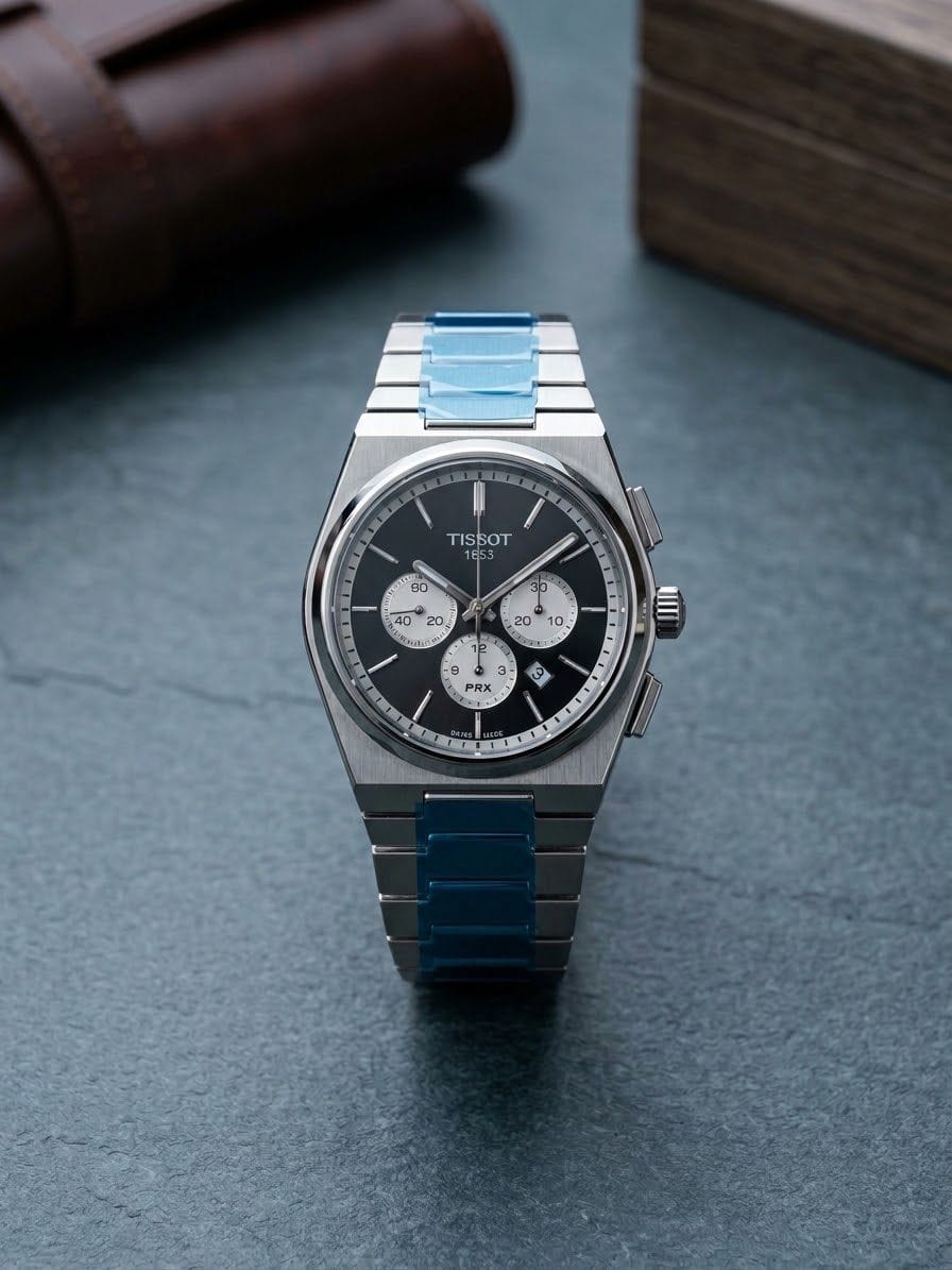 The Tissot PRX Chronograph "Reverse Panda"