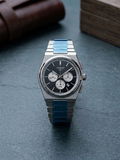 The Tissot PRX Chronograph "Reverse Panda"