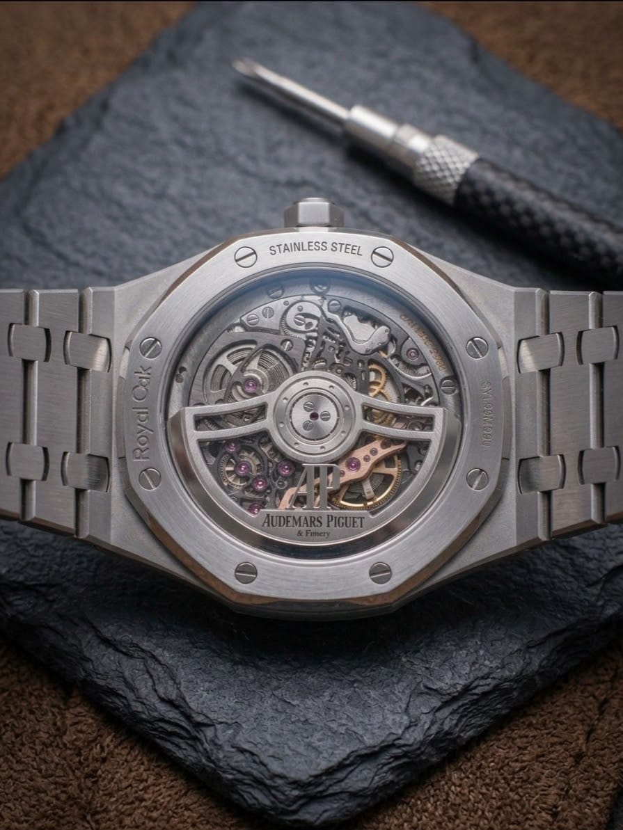 Audemars Piguet Royal Oak Openworked Skeleton in Stainless Steel